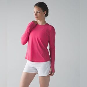Lululemon Sunaway Runaway Long Sleeve top alo yoga athleisure Boom Juice vuori s